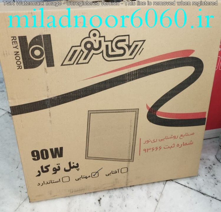 چراغ سقفی 60در60 ال ای دی ۹۰ وات توکار ری نور