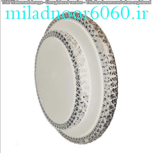 چراغ سقفی کریستالی دو طبقه 65 وات